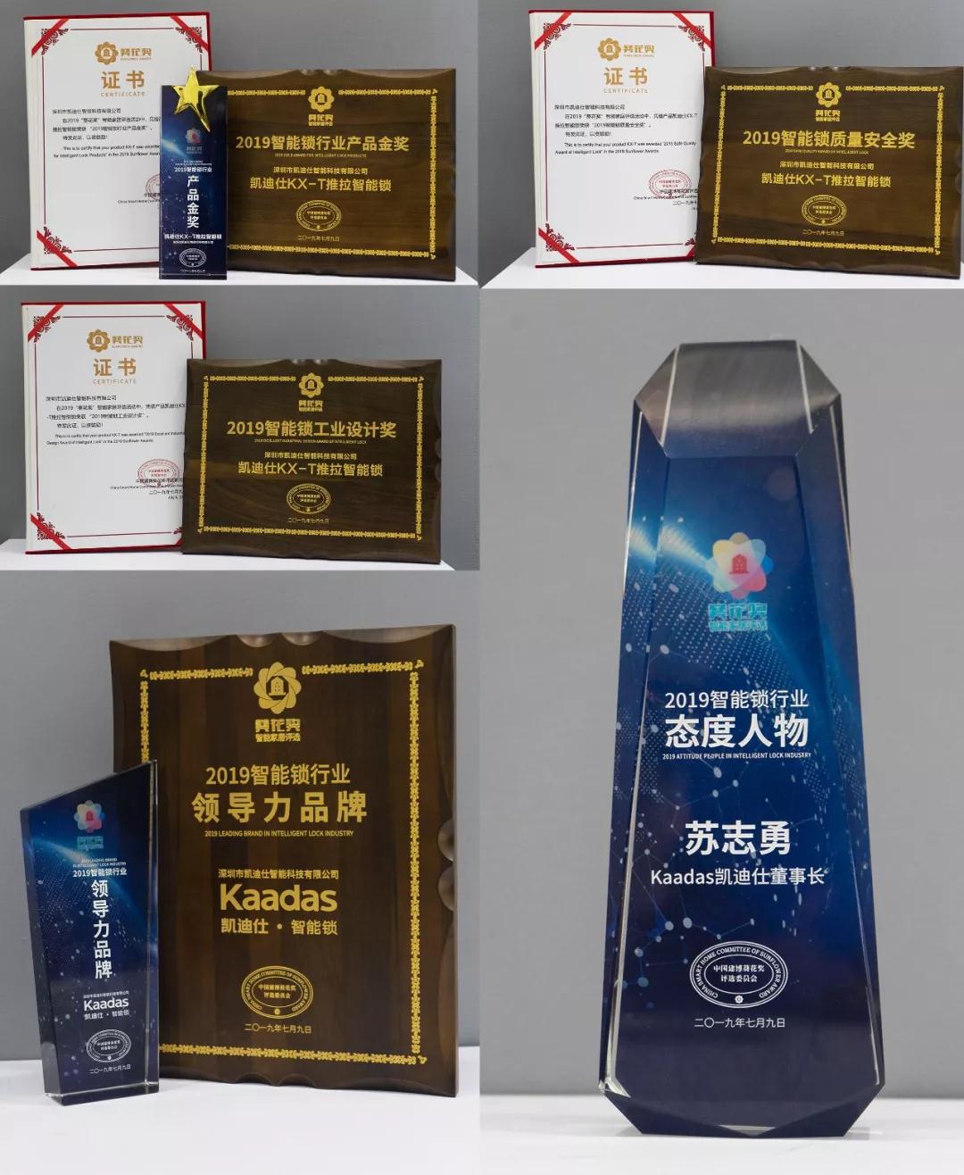 凱迪仕連續三年斬獲“葵花獎”